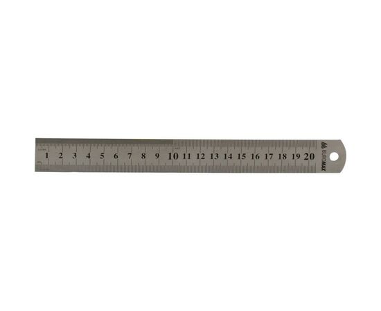 Линейка Buromax 20см, steel (BM.5810-20)
