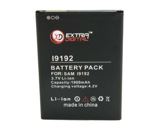 Акумуляторна батарея для телефону Extradigital Samsung Galaxy S4 Mini Duos GT-i9192 (1900 mAh) (BMS6241)