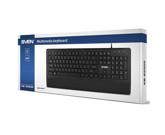 Клавиатура Sven KB-E5500 Black, изображение 4 Клавиатура Sven KB-E5500 Black, изображение 4