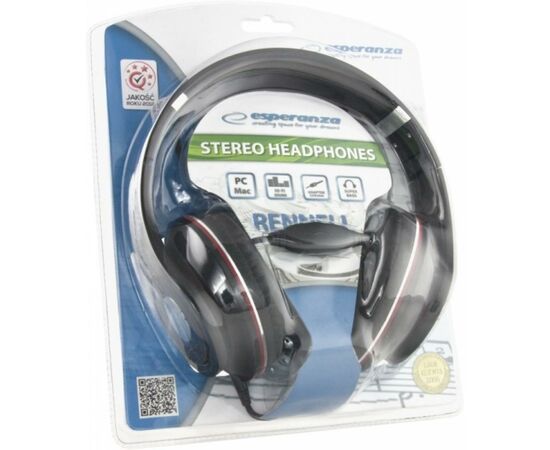 Навушники Esperanza EH141K Black (EH141K), зображення 3 Навушники Esperanza EH141K Black (EH141K), зображення 3