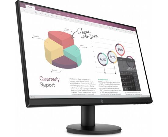 Монитор HP P24v G4 (9TT78AA), изображение 2 Монитор HP P24v G4 (9TT78AA), изображение 2