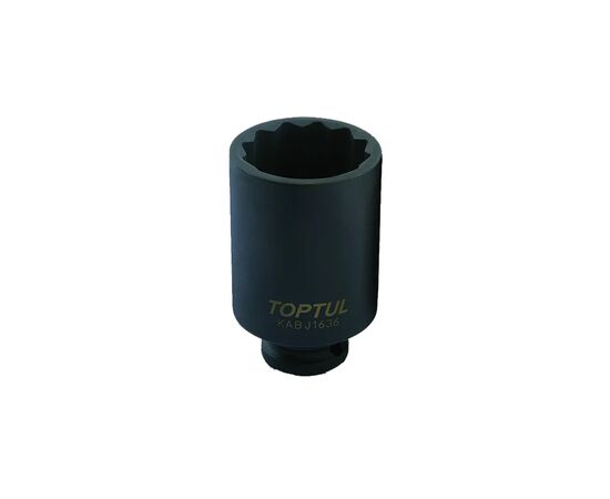 Головка торцева Toptul 12-гранна ударна довга 1/2" 36мм (KABJ1636)