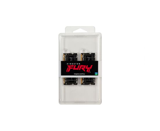 Модуль памяти для ноутбука SoDIMM DDR4 64GB (2x32GB) 2666 MHz Fury Impact Kingston Fury (ex.HyperX) (KF426S16IBK2/64), изображение 3 Модуль памяти для ноутбука SoDIMM DDR4 64GB (2x32GB) 2666 MHz Fury Impact Kingston Fury (ex.HyperX) (KF426S16IBK2/64), изображение 3