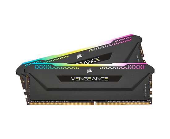 Модуль памяти для компьютера DDR4 16GB (2x8GGB) 3600 MHz Vengeance RGB Pro SL Black Corsair (CMH16GX4M2D3600C18), изображение 3 Модуль памяти для компьютера DDR4 16GB (2x8GGB) 3600 MHz Vengeance RGB Pro SL Black Corsair (CMH16GX4M2D3600C18), изображение 3