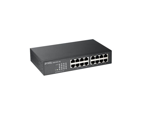 Коммутатор сетевой ZyXel GS1100-16 (GS1100-16-EU0103F), изображение 3 Коммутатор сетевой ZyXel GS1100-16 (GS1100-16-EU0103F), изображение 3