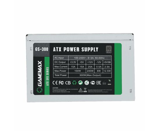 Блок питания Gamemax 300W (ATX-300 SFX), изображение 2 Блок питания Gamemax 300W (ATX-300 SFX), изображение 2