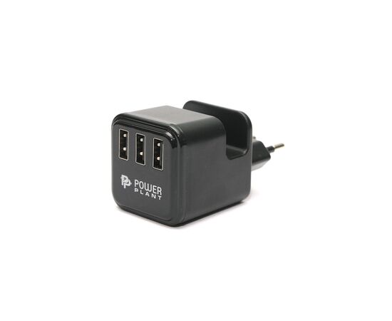 Зарядний пристрій PowerPlant W-360 3*USB/3.4A (DV00DV5065)