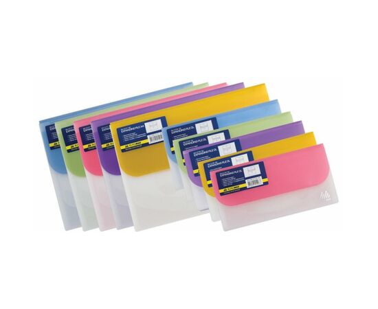 Папка - конверт Buromax А4, with velcro, TRAVEL, 4 compartments (BM.3707-99)