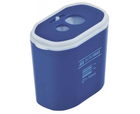 Точилка Buromax with a container, large, double, plastic (BM.4776)