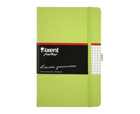 Канцелярська книга Axent Partner, 125*195, 96sheets, square, light green (8201-04-А)