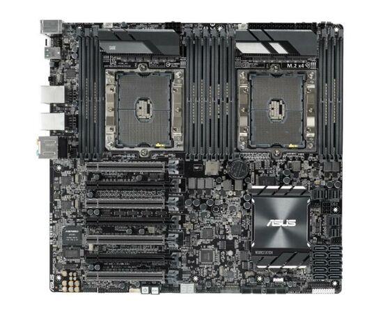 Серверная материнская плата ASUS WS C621E SAGE s3647X2 C621 12xDDR4, 2xG LAN (WS C621E SAGE), изображение 2 Серверная материнская плата ASUS WS C621E SAGE s3647X2 C621 12xDDR4, 2xG LAN (WS C621E SAGE), изображение 2