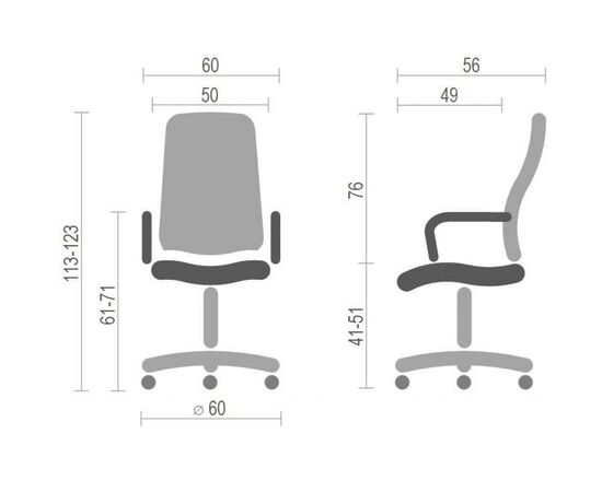 Офисное кресло Аклас Генри CH TILT Черное (12764), изображение 6 Офисное кресло Аклас Генри CH TILT Черное (12764), изображение 6