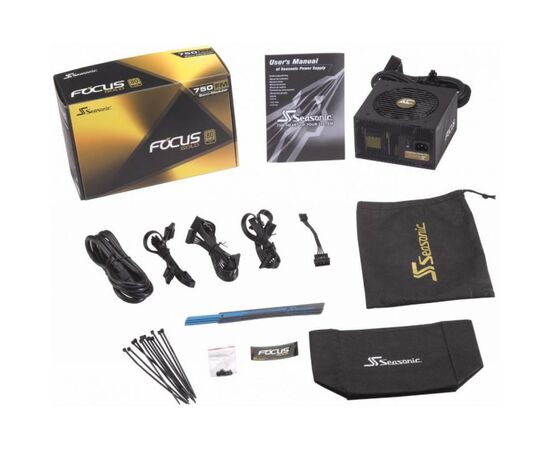 Блок питания Seasonic 750W FOCUS GM-750 (SSR-750FM FOCUS), изображение 6 Блок питания Seasonic 750W FOCUS GM-750 (SSR-750FM FOCUS), изображение 6