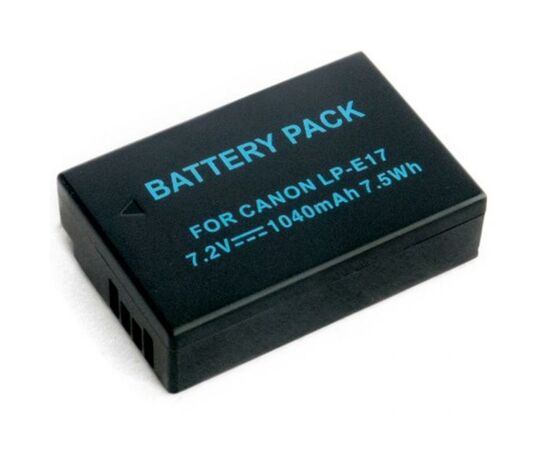 Акумулятор до фото/відео Extradigital Canon LP-E17, (Chip) 1040 mAh (BDC2697), зображення 3 Акумулятор до фото/відео Extradigital Canon LP-E17, (Chip) 1040 mAh (BDC2697), зображення 3