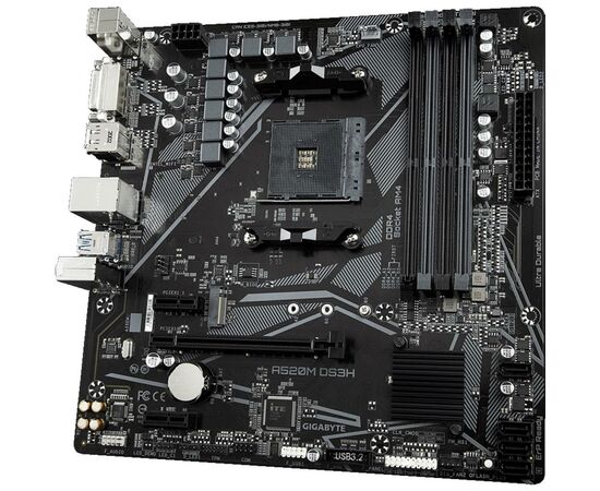 Материнская плата GIGABYTE A520M DS3H, изображение 4 Материнская плата GIGABYTE A520M DS3H, изображение 4