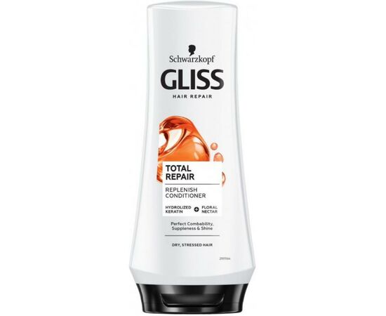 Кондиціонер для волосся Gliss Total Repair для сухого та пошкодженого волосся 200 мл (9000100218009)