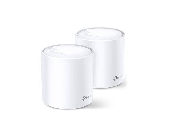 Точка доступу Wi-Fi TP-Link DECO X20 2PK AX1800 1xGE LAN 1xGE WAN MU-MIMO OFDMA MESH (DECO-X20-2-PACK)
