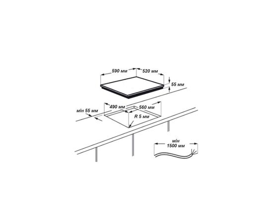 Варочная поверхность Grunhelm GPI 610 B, изображение 3 Варочная поверхность Grunhelm GPI 610 B, изображение 3