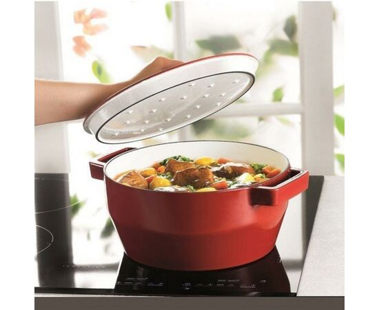 Кастрюля Pyrex Slow Cook Red 3.6 л (SC5AC24), изображение 3 Кастрюля Pyrex Slow Cook Red 3.6 л (SC5AC24), изображение 3