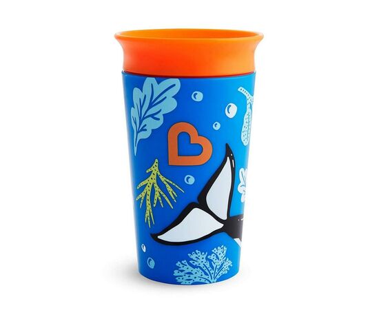 Поїльник-непроливайка Munchkin Miracle 360 Sippy Косатка 266 мл (051778), зображення 2 Поїльник-непроливайка Munchkin Miracle 360 Sippy Косатка 266 мл (051778), зображення 2