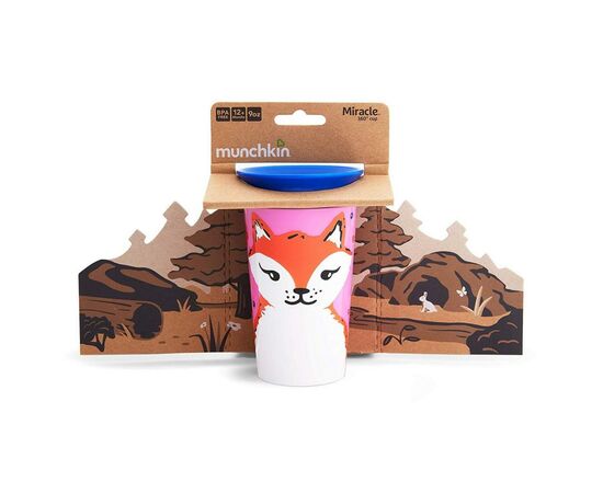 Поильник-непроливайка Munchkin Miracle 360 Sippy Лисица 266 мл (051777), изображение 5 Поильник-непроливайка Munchkin Miracle 360 Sippy Лисица 266 мл (051777), изображение 5