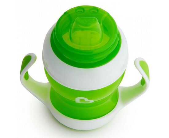 Поїльник-непроливайка Munchkin Gentle Transition 118 мл салатовий (17129.03), зображення 3 Поїльник-непроливайка Munchkin Gentle Transition 118 мл салатовий (17129.03), зображення 3
