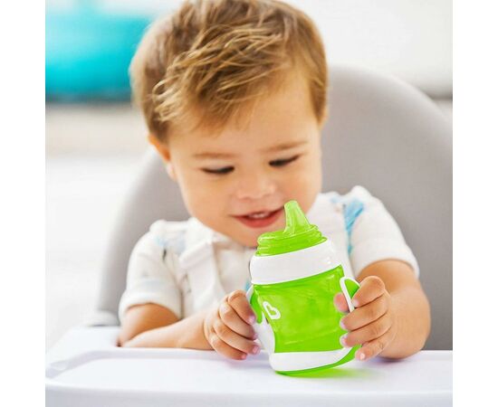 Поїльник-непроливайка Munchkin Gentle Transition 118 мл салатовий (17129.03), зображення 6 Поїльник-непроливайка Munchkin Gentle Transition 118 мл салатовий (17129.03), зображення 6