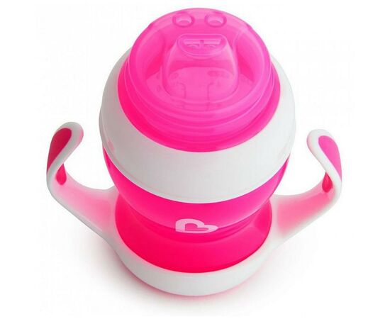 Поїльник-непроливайка Munchkin Gentle Transition 118 мл рожевий (17129.02), зображення 3 Поїльник-непроливайка Munchkin Gentle Transition 118 мл рожевий (17129.02), зображення 3