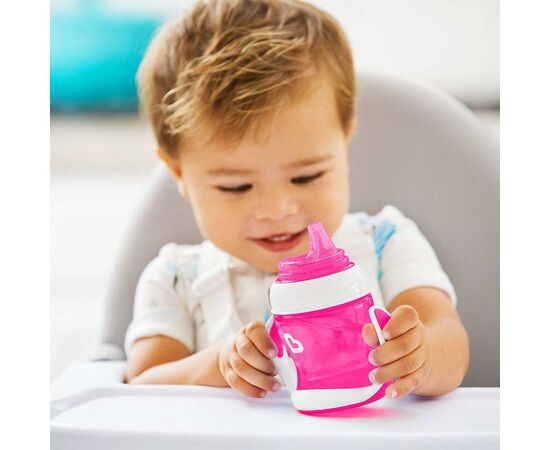 Поїльник-непроливайка Munchkin Gentle Transition 118 мл рожевий (17129.02), зображення 6 Поїльник-непроливайка Munchkin Gentle Transition 118 мл рожевий (17129.02), зображення 6
