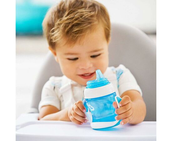 Поїльник-непроливайка Munchkin Gentle Transition 118 мл блакитний (17129.01), зображення 6 Поїльник-непроливайка Munchkin Gentle Transition 118 мл блакитний (17129.01), зображення 6