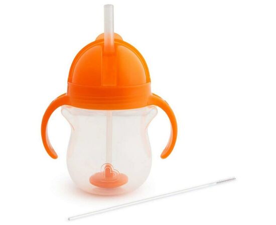 Поїльник-непроливайка Munchkin Tip & Sip 207 мл Жовтогаряча (24188.03), зображення 2 Поїльник-непроливайка Munchkin Tip & Sip 207 мл Жовтогаряча (24188.03), зображення 2