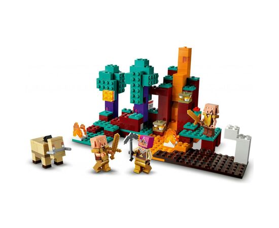 Конструктор LEGO Minecraft искажен лес (21168), изображение 4 Конструктор LEGO Minecraft искажен лес (21168), изображение 4