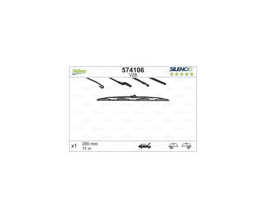 Щетка стеклоочистителя Valeo 574106