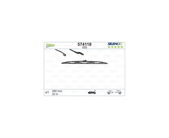 Щітка склоочисника Valeo 574118