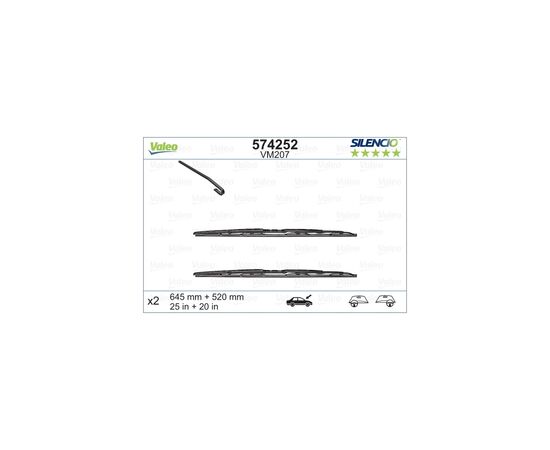 Щетка стеклоочистителя Valeo 574252