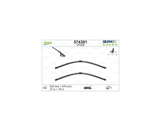 Щітка склоочисника Valeo 574301
