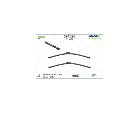 Щітка склоочисника Valeo 574320