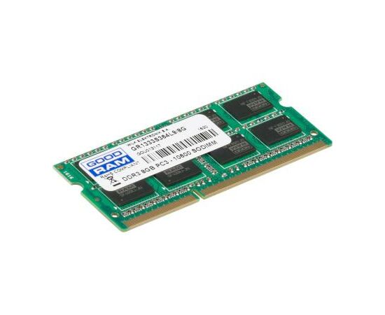 Модуль памяти для ноутбука SoDIMM DDR3 8GB 1333 MHz Goodram (GR1333S364L9/8G), изображение 2 Модуль памяти для ноутбука SoDIMM DDR3 8GB 1333 MHz Goodram (GR1333S364L9/8G), изображение 2