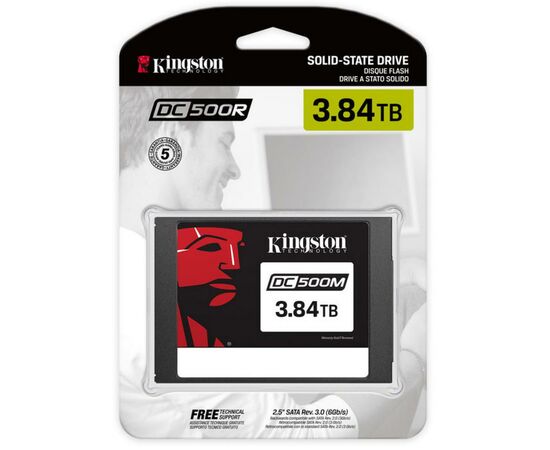 Накопитель SSD 2.5" 3.84TB Kingston (SEDC500M/3840G), изображение 4 Накопитель SSD 2.5" 3.84TB Kingston (SEDC500M/3840G), изображение 4