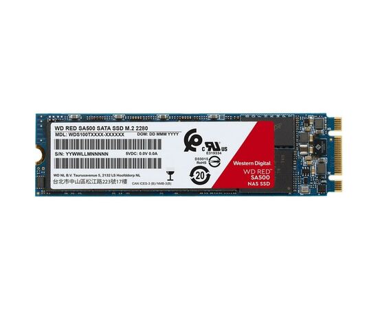Накопитель SSD M.2 2280 500GB WD (WDS500G1R0B), изображение 2 Накопитель SSD M.2 2280 500GB WD (WDS500G1R0B), изображение 2