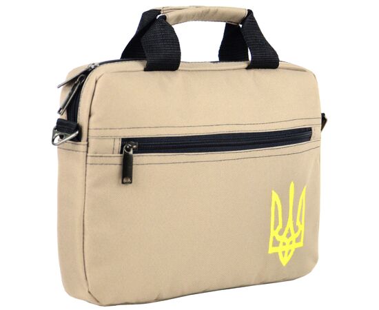 Сумка для ноутбука Porto 12'' PN12 TRIZUB Beige (PN12LB_TRIZ), изображение 2 Сумка для ноутбука Porto 12'' PN12 TRIZUB Beige (PN12LB_TRIZ), изображение 2