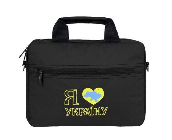 Сумка для ноутбука Porto 12'' PN12 LoveUkraine Black (PN12BK_LoveUkr)