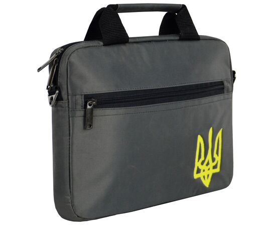 Сумка для ноутбука Porto 12'' PN12 TRIZUB DarkGreen (PN12GP_TRIZ), зображення 2 Сумка для ноутбука Porto 12'' PN12 TRIZUB DarkGreen (PN12GP_TRIZ), зображення 2