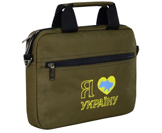 Сумка для ноутбука Porto 12'' PN12 LoveUkraine Green (PN12GR_LoveUkr), изображение 2 Сумка для ноутбука Porto 12'' PN12 LoveUkraine Green (PN12GR_LoveUkr), изображение 2
