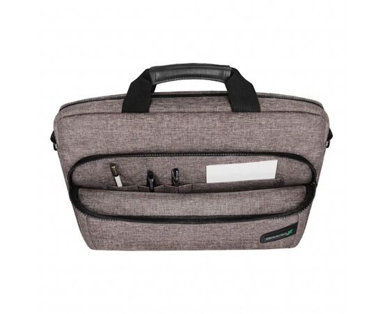 Сумка для ноутбука Grand-X 14'' SB-148 soft pocket Brown (SB-148B), изображение 3 Сумка для ноутбука Grand-X 14'' SB-148 soft pocket Brown (SB-148B), изображение 3