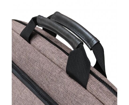 Сумка для ноутбука Grand-X 14'' SB-148 soft pocket Brown (SB-148B), изображение 6 Сумка для ноутбука Grand-X 14'' SB-148 soft pocket Brown (SB-148B), изображение 6