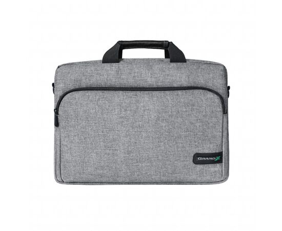 Сумка для ноутбука Grand-X 14'' SB-148 soft pocket Grey (SB-148G), изображение 2 Сумка для ноутбука Grand-X 14'' SB-148 soft pocket Grey (SB-148G), изображение 2