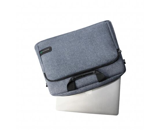 Сумка для ноутбука Grand-X 14'' SB-148 soft pocket Blue Gray (SB-148J), изображение 4 Сумка для ноутбука Grand-X 14'' SB-148 soft pocket Blue Gray (SB-148J), изображение 4