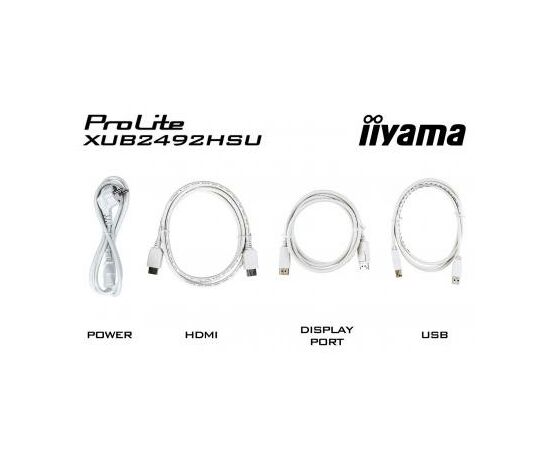 Монітор iiyama XUB2492HSU-W1, зображення 10 Монітор iiyama XUB2492HSU-W1, зображення 10
