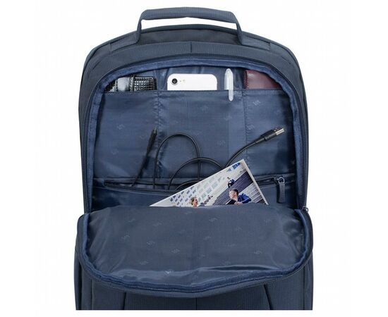 Рюкзак для ноутбука RivaCase 17" 8460 Dark Blue (8460DarkBlue), изображение 4 Рюкзак для ноутбука RivaCase 17" 8460 Dark Blue (8460DarkBlue), изображение 4